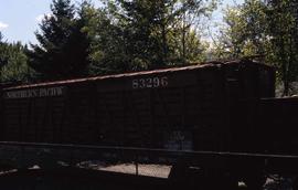 A wood NP stock car in Snoqualmie, Washington.