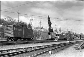 Burlington Northern accident at Balmer Yard, Washington in 1976.