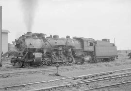 Northern Pacific steam locomotive 1783 at Tacoma, Washington, in 1954.