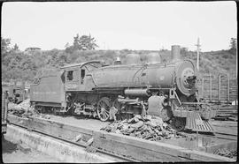 Northern Pacific steam locomotive 2199 at South Tacoma, Washington, in 1934.