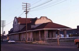 Burlington Northern depot at Yakima, Washington, in 1987.