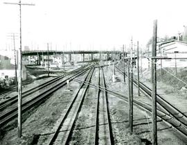 Pacific Coast Railroad mainline at Seattle, Washington, circa 1975.