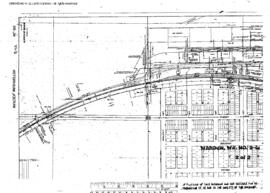 Plat Map of Northern Pacific Facilities at Warden, Washington, 1916