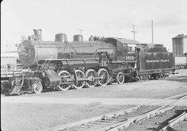 Northern Pacific steam locomotive 1616 at South Tacoma, Washington, in 1950.