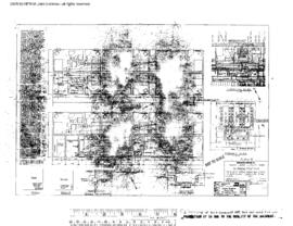 Great Northern Engineering Drawing, Crew Housing Units at Glasgow, Montana, 1974