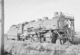 Northern Pacific steam locomotive 1731 at Auburn, Washington, in 1955.