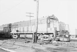 Chicago, Milwaukee, St. Paul & Pacific Railroad Company diesel locomotive number 5502 at Taco...