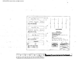 Great Northern Engineering Drawing, Depot at Coeur D'Alene, Idaho, 1963