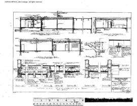 Northern Pacific Engineering Drawing, Building for Lemhi Telephone Company at Salmon, Idaho, 1967