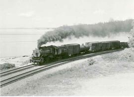 Great Northern Railway steam locomotive 3251 at Ballard, Washington, undated.