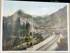 Chicago, Milwaukee, St. Paul & Pacific Railroad Company electric locomotive in the Cascade Mo...