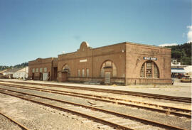 Burlington Northern Depot at Astoria, Oregon, 1970s or later