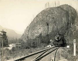 Great Northern Railway steam locomotive 1459 at Index, Washington, undated.