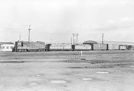 Burlington Northern freight train at Tacoma, Washington in 1971.