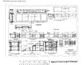 Great Northern Engineering Drawing, Yard Office at Interbay, Washington, undated