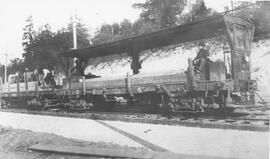 Seattle Municipal Railway "Totem" locomotive at Seattle, Washington, undated.