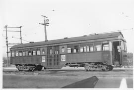 Seattle & Rainier Valley Railway Car 107 in Seattle, Washington, 1935