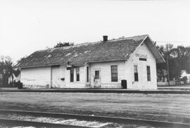 Great Northern Depot at Nielsville, Minnesota, 1968