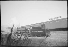 Northern Pacific steam locomotive 1706 at Tacoma, Washington, in 1936.