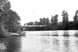 Amtrak passenger train number 11 at Springfield, Oregon on May 28, 1974.