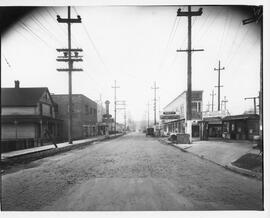 Seattle & Rainier Valley Railway tracks in Renton, Washington, 1920