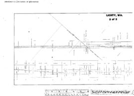 Plat Map of Northern Pacific Facilities at Lichty, Washington, 1907