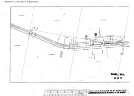 Plat Map of Northern Pacific Facilities at Thiel, Washington, 1912