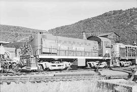 Yreka Western Railroad Diesel Locomotive Number 1172 at Yreka, California in June, 1978.