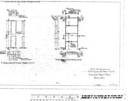 Great Northern Engineering Drawing, Power Plant at East Glacier Park, Montana, undated