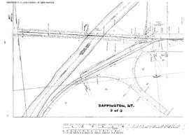 Plat Map of Northern Pacific Facilities at Sappington, Montana, 1932