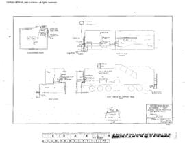 Northern Pacific Engineering Drawing, Diesel Fueling Facilities at East Butte, Montana, 1952