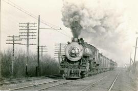 Great Northern Railway steam locomotive 2503 in Washington State, undated.