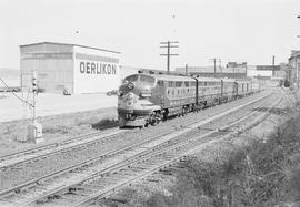 Northern Pacific passenger train number 408 at Tacoma, Washington, in 1952.