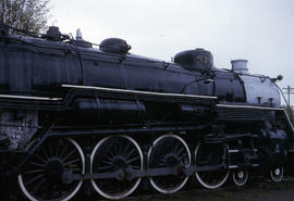 Great Northern Railway Company steam locomotive 2507 at Vancouver, Washington in 1963.