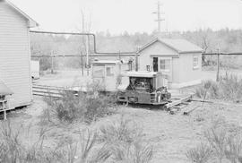 Dupont Diesel Locomotive  Number 1 at Dupont, Washington in April, 1975.