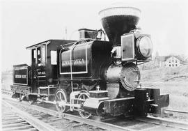 Northern Pacific steam locomotive 1 at St. Paul, Minnesota, circa 1935.