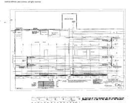 Great Northern Engineering Drawing, Engine House at South Klamath, Oregon, 1941