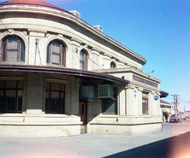 Denver & Rio Grande Western Railroad depot at Grand Junction, Colorado on May 26, 1989.