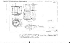 Spokane, Portland and Seattle Railway Engineering Drawing: Details of Pivot Piers, Bridge T0.4 - ...