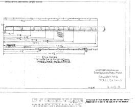 Great Northern Engineering Drawing, Power Plant at East Glacier Park, Montana, undated