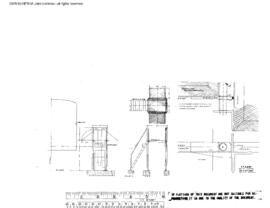 Spokane, Portland, and Seattle Railway Engineering Drawing, Sand Facilities at Vancouver, Washing...
