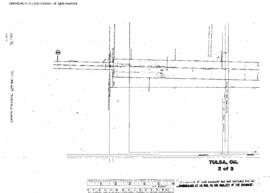 Plat Map of Oregon Electric Railroad Facilities at Tulsa, Oregon, 1913