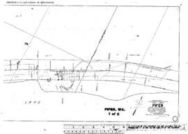 Plat Map of Northern Pacific Facilities at Pifer, Washington, 1916