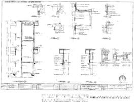 Chicago, Burlington and Quincy Engineering Drawing, Yard Office at Alliance, Nebraska, 1981