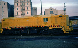 US Navy diesel locomotive 65-00571 at Portland, Oregon in 1977.