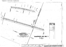 Plat Map of Northern Pacific Facilities at Westfall, Montana, 1926