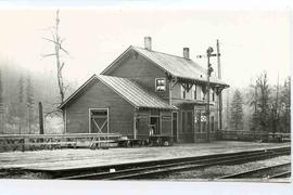 Pacific Coast Railroad Company station at Maple Valley, Washington, circa 1946.