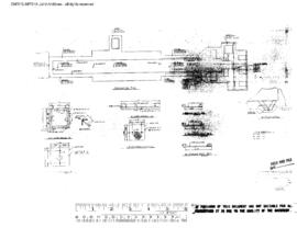 Northern Pacific Engineering Drawing, Locomotive Wheel Shop at Livingston, Montana, undated