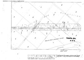 Plat Map of Northern Pacific Facilities at Tulips, Washington, 1914