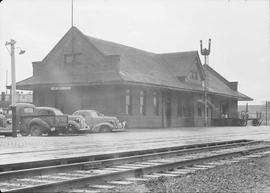 Northern Pacific station at Kelso, Washington, in 1945.